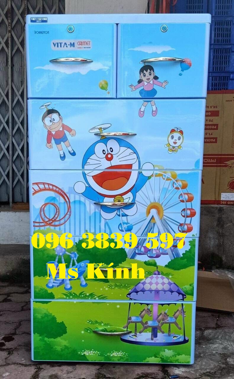 Tủ nhựa 5 tầng đựng quần áo đồ dùng, tủ nhựa ngăn kéo giá rẻ - 096 3839 597 Ms Kính