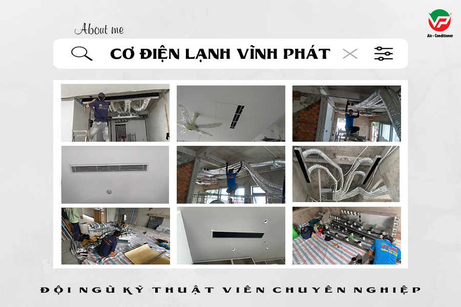 Thi công ống đồng máy lạnh, thi công ống gió hệ thống điều hòa với chi phí thấp