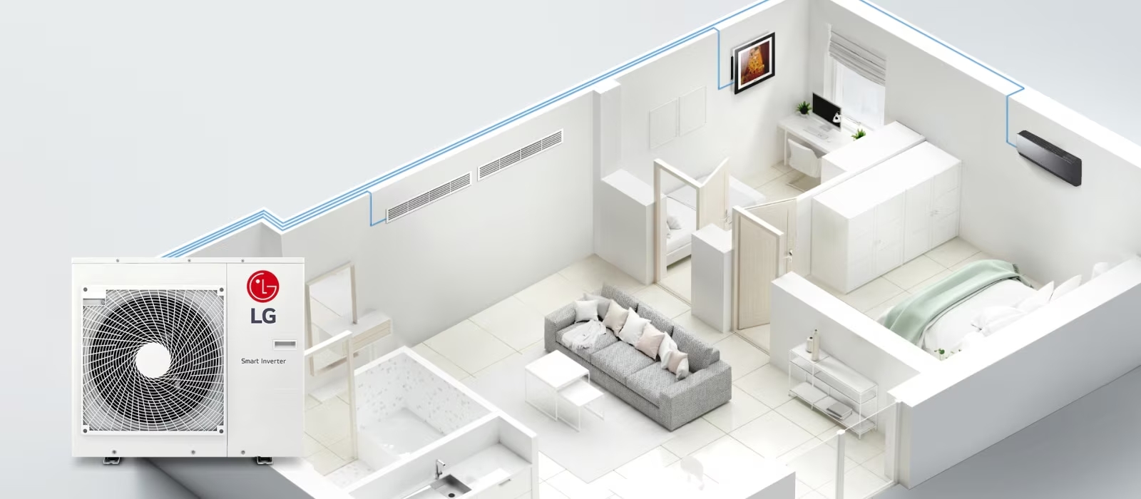 Cung cấp giá rẻ nhất dòng Dàn lạnh cassette Máy lạnh MULTI LG 