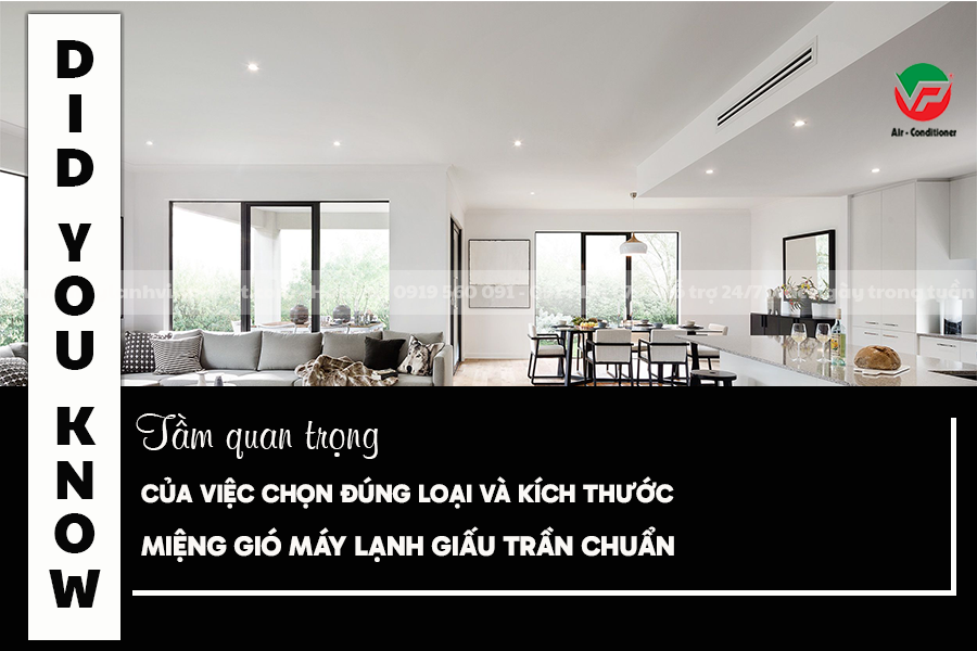 Cơ chế hoạt động của Máy lạnh MULTI/Tư vấn chọn đúng kích thước miệng gió chuẩn