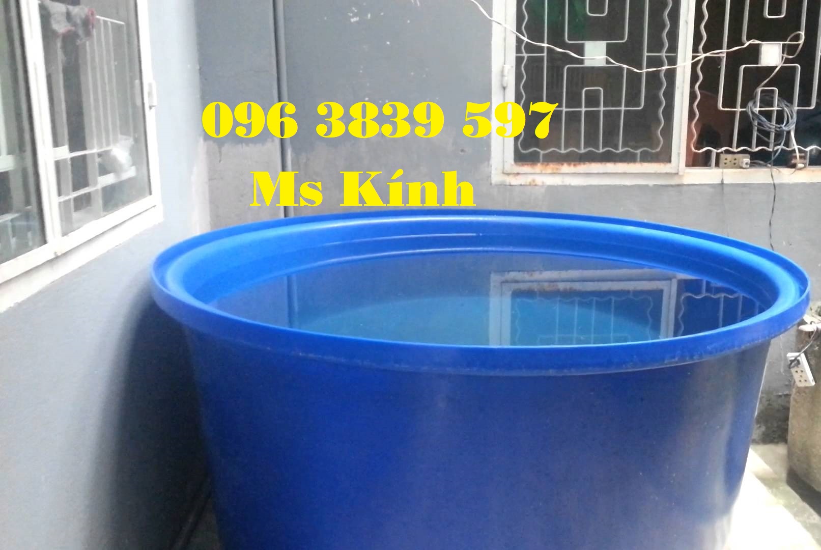 Thùng nhựa tròn 1000 lít nuôi cá, đựng nước sạch, hóa chất giá ưu đãi - 096 3839 597 Ms Kính