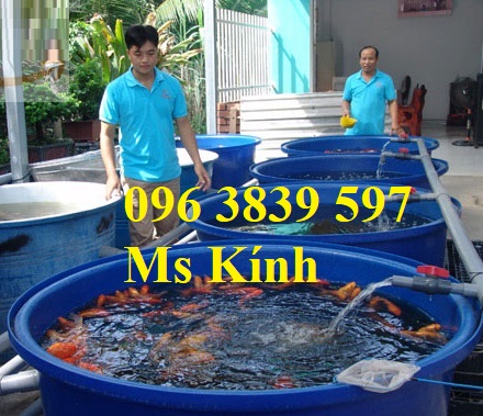  Thùng nhựa tròn 2000l nuôi cá giá rẻ - lh 096 3839 597 Ms Kính