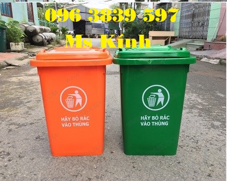 Thùng rác nhựa 60 lít nắp kín giá sỉ toàn quốc - 096 3839 597 Ms Kính