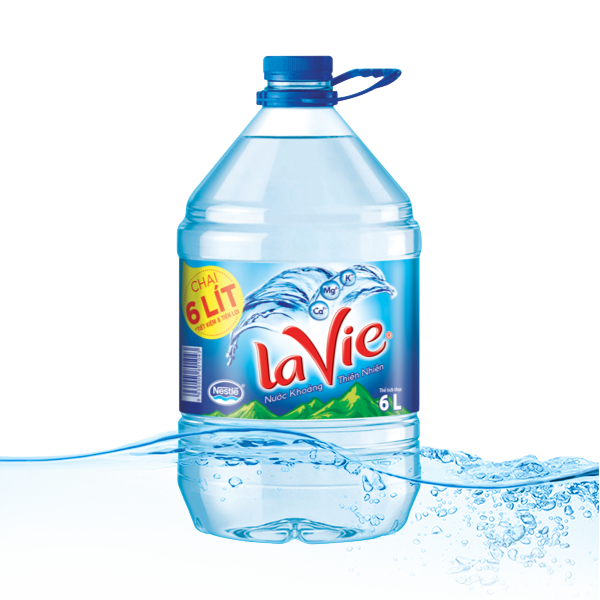 Nước khoáng Lavie thùng 6 lít