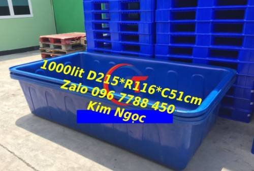 Thùng nhựa nuôi cá 1000 lít giao toàn quốc LHe 0967788450 Ms Ngọc