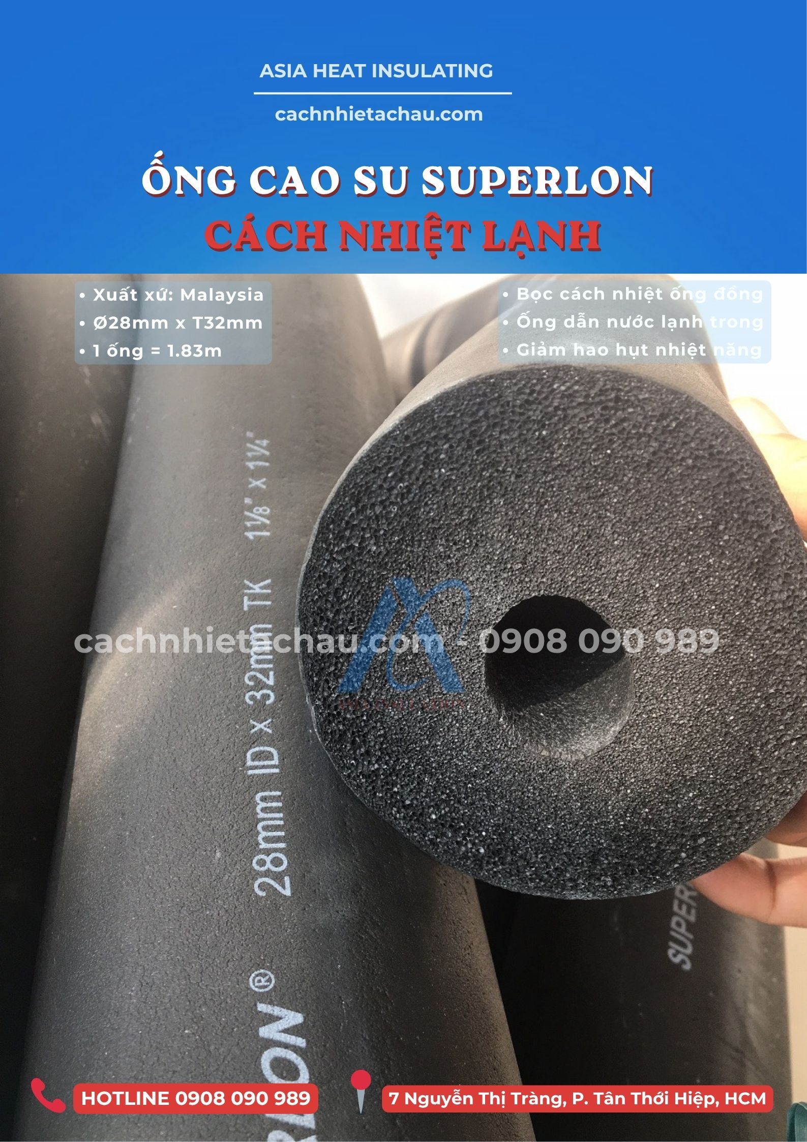 Ống cao su lưu hoá Superlon