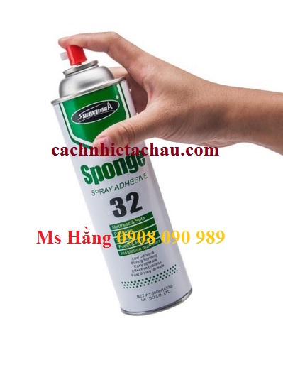Keo Sponge 32 dạng xịt phun, dán siêu dính các loại mút tiêu âm, không mùi, giá rẻ
