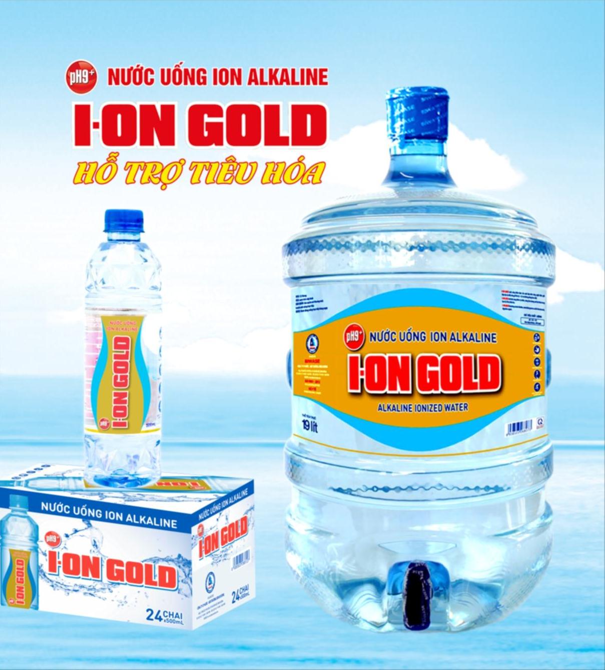 Nước uống ion kiềm I-on Gold thùng 250ml