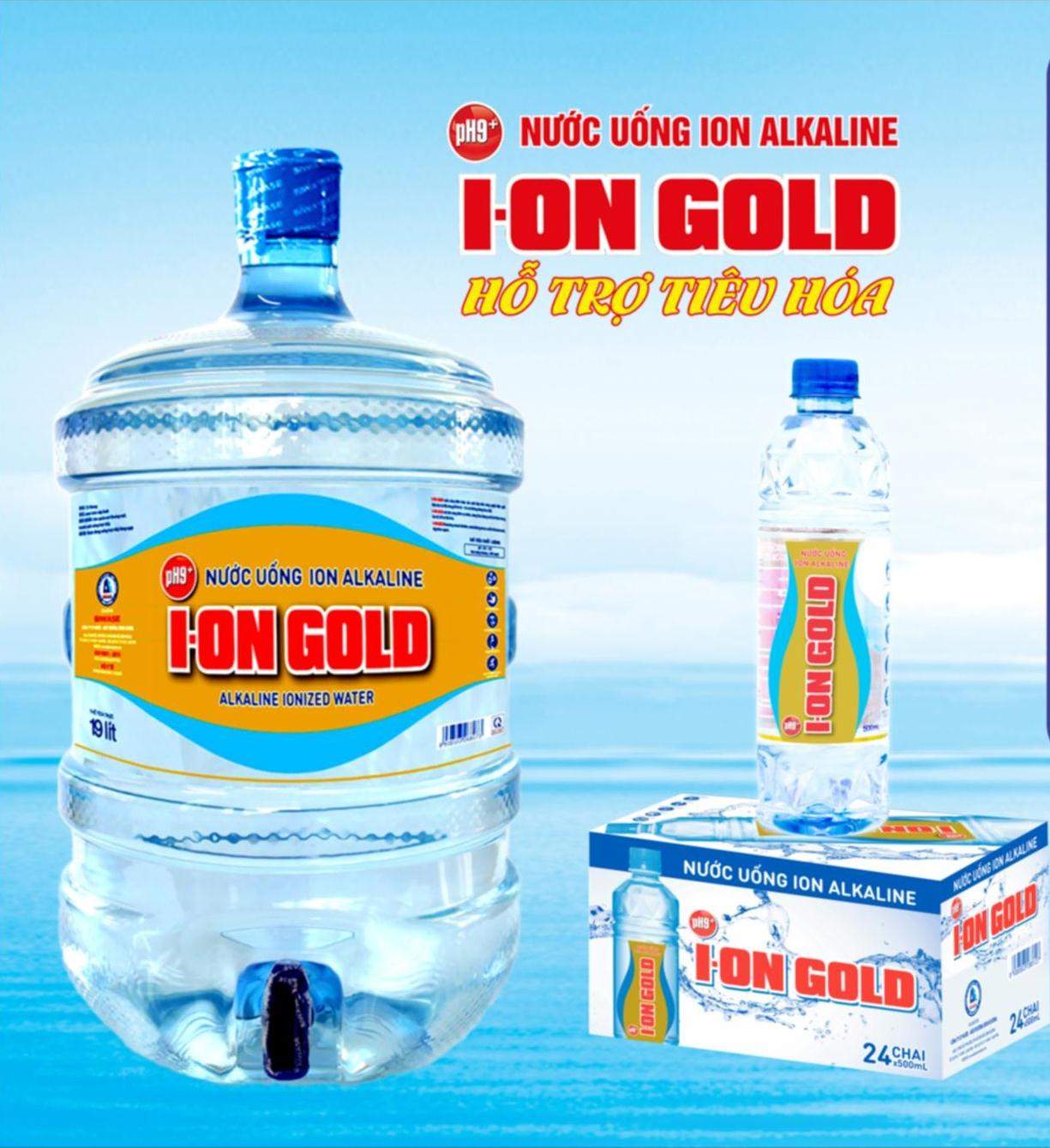 Nước uống ion kiềm I-on Gold thùng 350ml