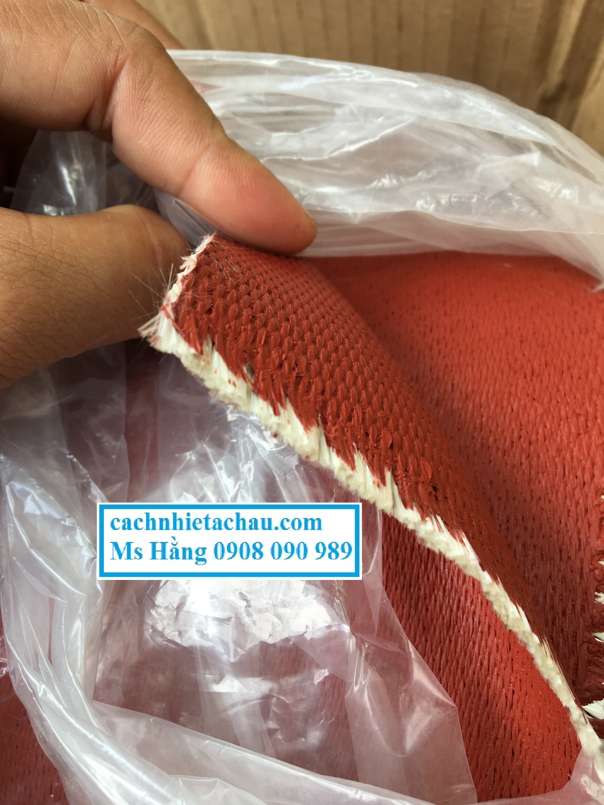 Vải thuỷ tinh tráng Silicone hai mặt chống cháy, che chắn tia hàn xì