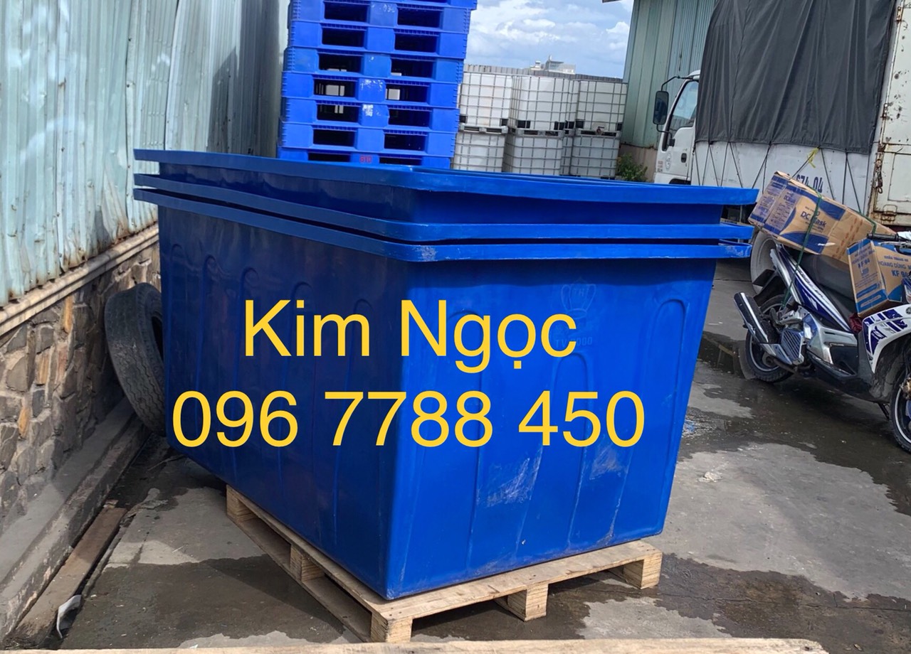 Thùng nhựa chữ nhật 2000 lít nuôi cá - 0967788450 Ngọc