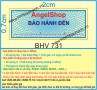 in tem bảo hành BHV731