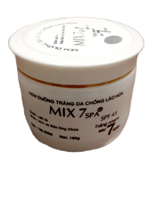 Kem dưỡng trắng da chống lão hóa (Mix7 spa)