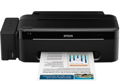 Máy in Phun màu Epson L110 - Máy in gắn sẵn bộ tiếp mực ngoài chính hãng Epson (BHành 12 tháng)