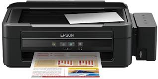 Máy in Phun màu Đa năng Epson L350 (in, scan, copy) - Máy in có gắn sẵn bộ tiếp mực ngoài chính hãng Epson (BHành 12 tháng)