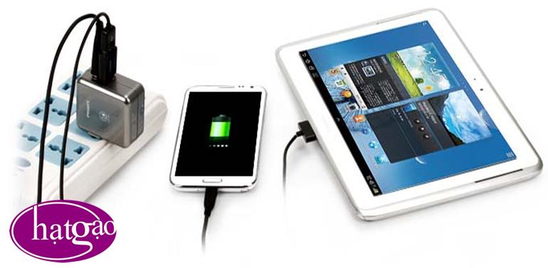 Sạc điện thoại Pisen Dual USB Ipad Charger