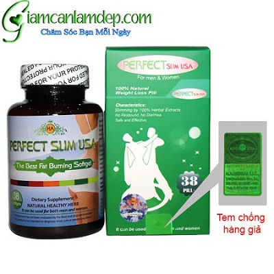 Thuốc giảm cân Perfect Slim USA - Thuốc Giảm Cân an toàn.