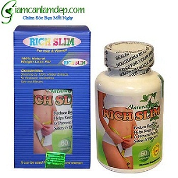 Thuốc giảm cân Rich Slim - Thuốc giảm cân tốt nhất USA. 