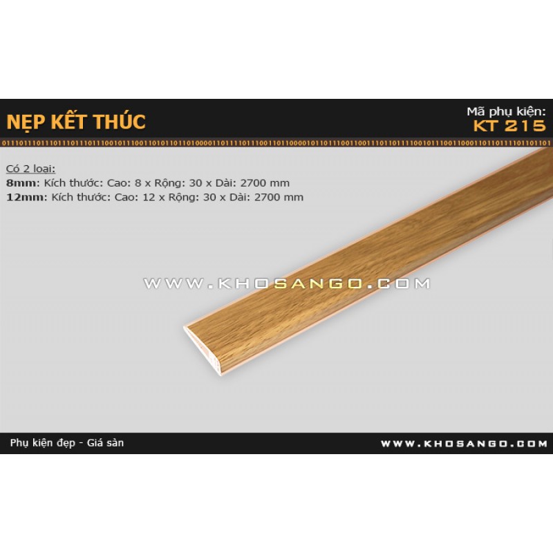 Nẹp nhựa kết thúc KT-215