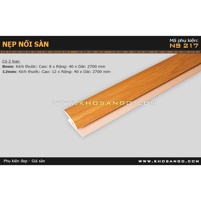  Nẹp nhựa nối sàn NS-217