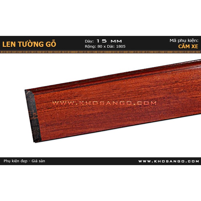 Len Tường Căm Xe 