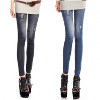 Quần legging giả jean