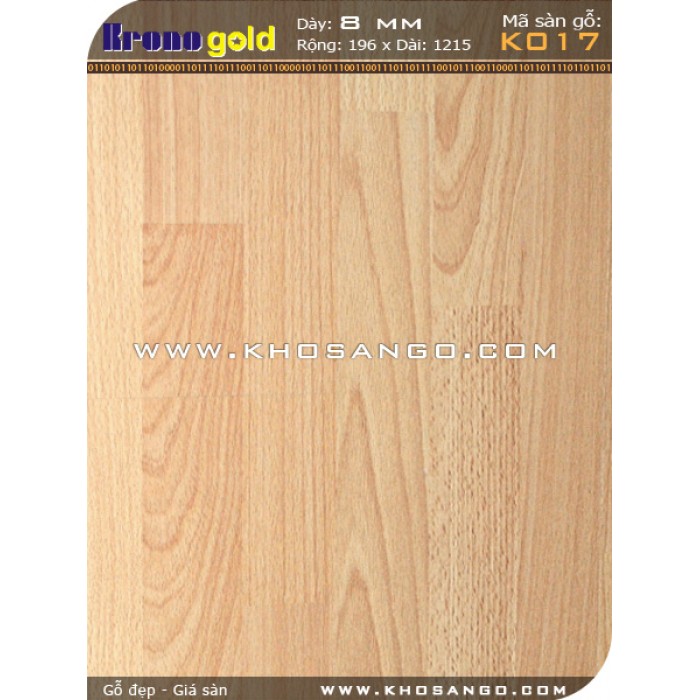 Sàn gỗ Kronogold K017