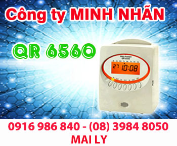 MÁY CHẤM CÔNG THẺ GIẤY SEIKO QR 6560 giá cực sốc, giao hàng và lắp đặt tại Sóc Trăng lh: 0916986840 gặp Ly