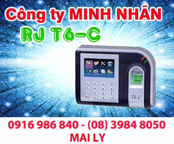 MÁY CHẤM CÔNG VÂN TAY+THẺ CẢM ỨNG RONALD JACK T6-C giá cực rẻ, giao hàng và lắp đặt tại Cà Mau lh: 0916986840 gặp Ly