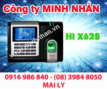 MÁY CHẤM CÔNG VÂN TAY HITECH X-628 MÀN HÌNH MÀU giá cực rẻ, giao hàng và lắp đặt tại khánh Hòa lh: 0916986840 gặp Ly