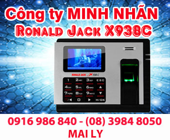 MÁY CHẤM CÔNG BẰNG VÂN TAY&THẺ CẢM ỨNG RONALD JACK X938-C giá cực rẻ, giao hàng, bảo hành và lắp đặt tại Đắc nông lh: 0916986840 gặp Ly