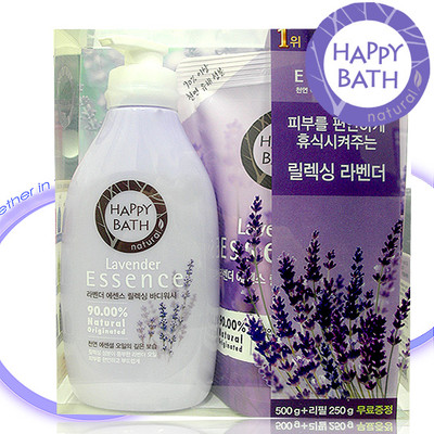 Sữa tắm Happybath Natural - Hoa oải hương