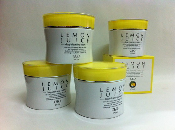 Kem Tẩy Trắng Geo Lamy - Lemon Juice Deep Cleansing Cream