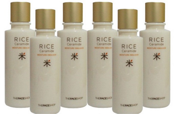 Sữa dưỡng da Rice ceramide moisture emulsion The face shop