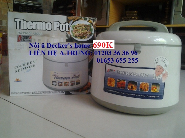 Nồi ủ chân không đa năng Decker