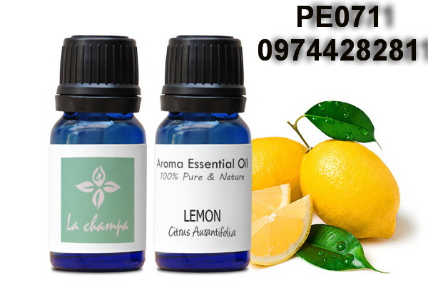 PE071 - Tinh dầu trái chanh tươi nguyên chất 10ml - La Champa