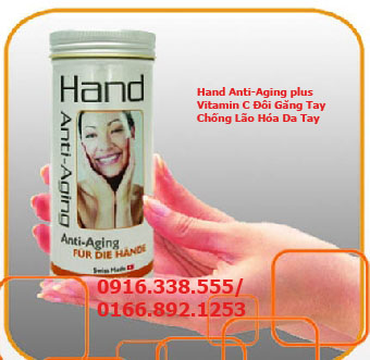 Hand Anti-Aging plus Vitamin C - Đôi găng tay chống lão hóa - Tái tạo làn da 