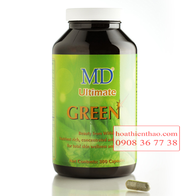 MD Green - Viên Uống Trị Mụn, Giải Độc Tố, Đẹp