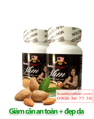 Viên giảm cân Biotin Collagen Slim 