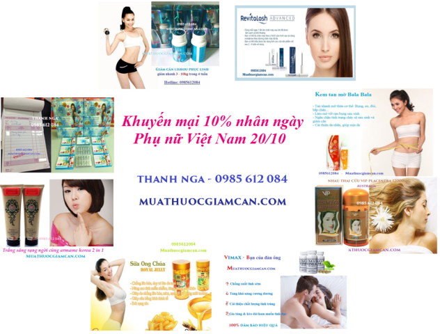 Khuyến mãi Thuốc giảm cân Lishou Phục Linh rẻ nhất 410k, chính hãng 100%