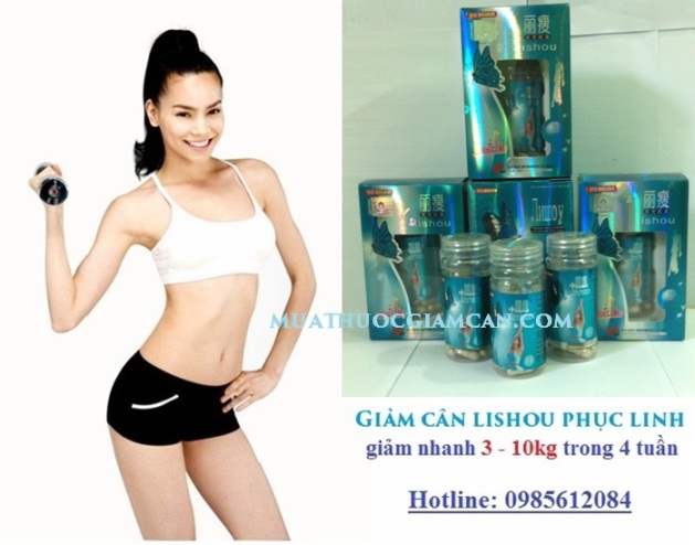 Thuốc giảm cân Phục Linh Lishou 40 viên chính hãng 100%, rẻ nhất 459k, LH: 0985612084