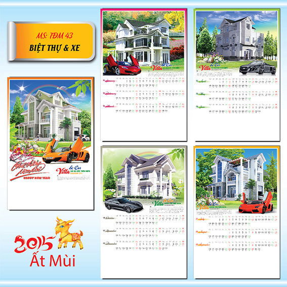 43) Biệt thự và xe