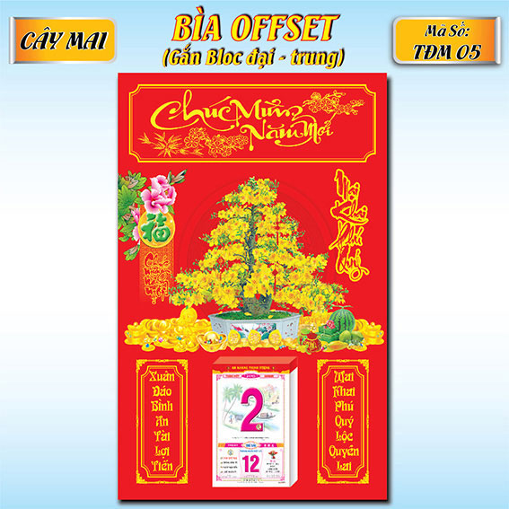05 - Bìa Offset - Cây mai