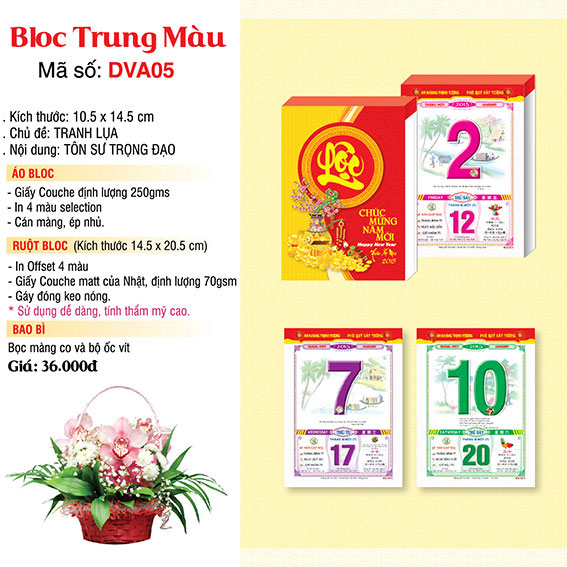 Bloc trung màu