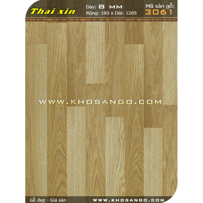 Sàn gỗ Thaixin 3061