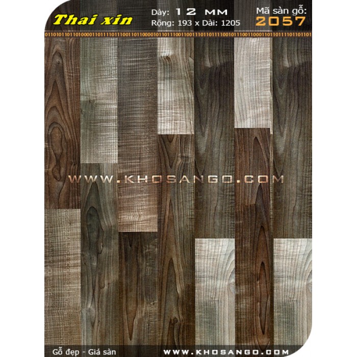 Sàn gỗ Thaixin 2057 12mm