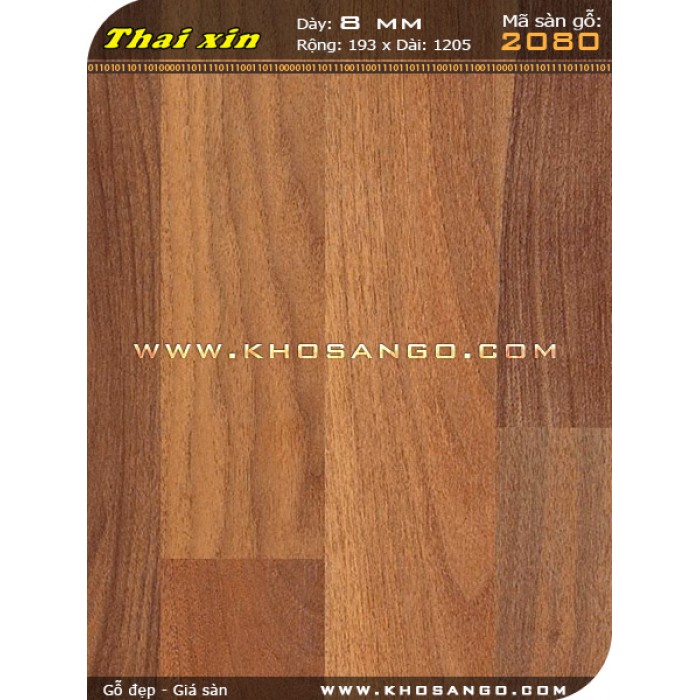 Sàn gỗ Thaixin 2080