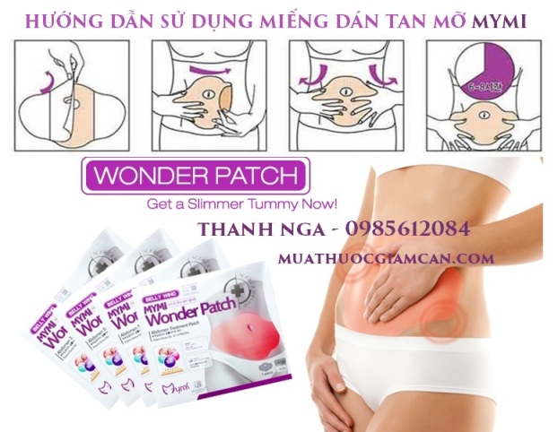 Miếng dán tan mỡ thon eo Mymi Wonder Patch chính hãng Hàn Quốc 100%, rẻ nhất 139k