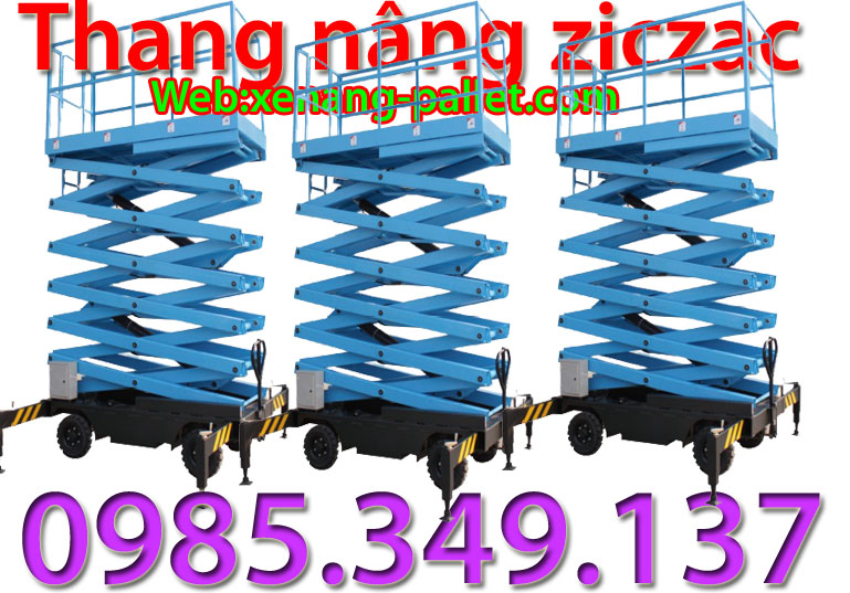 Thang nâng ziczac 300-500kg cao 11-16m giá rẻ gọi 0985349137