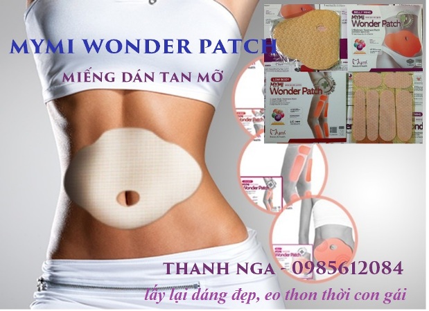 Miếng dán tan mỡ Mymi Wonder Patch (Korea) rẻ nhất 159k, khuyến mãi 440k/set​